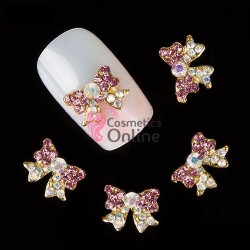 Decoratiuni 3D Metalice 106 Fundite Aurii cu Stras 